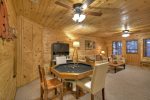Blue Lake Cabin - Lower Level Card Table